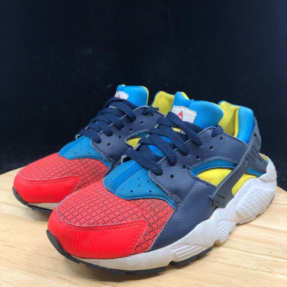 Nike Boys Huarache Run BQ7096-600 Multicolor - Picture 2 of 9